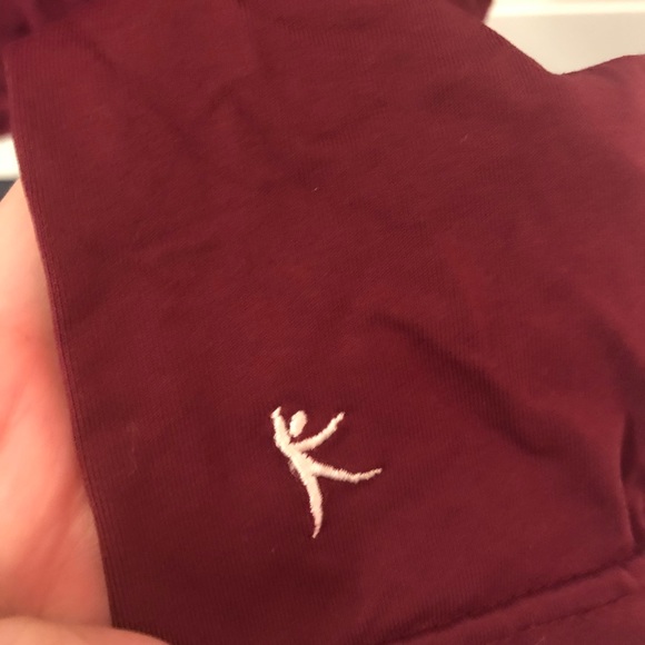 Maroon Danskin Workout Shirt - Picture 3 of 4